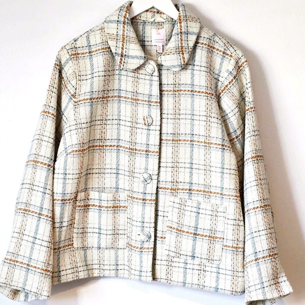 Lauren Conrad Cropped Length Jacket 2X